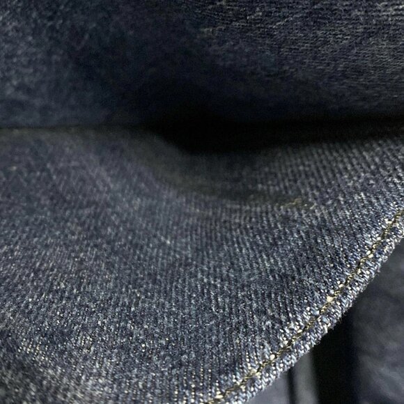 Auth PRADA Canapa - Blue Black Denim Tote Bag - Picture 15 of 15